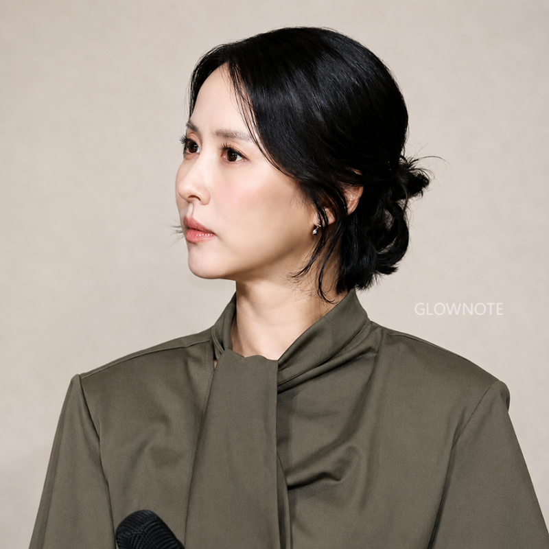 40대 헤어스타일 조여정처럼! 묶었을 때 분위기 사는 단발머리
