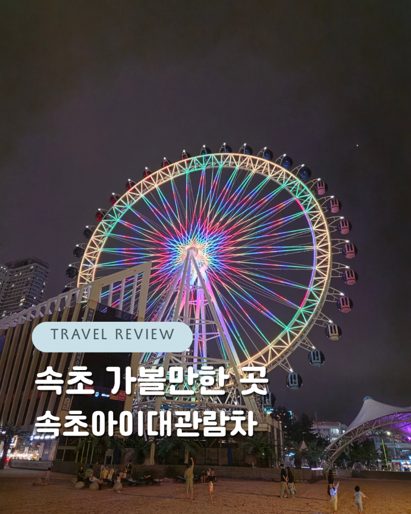 束草必訪景點 束草之眼摩天輪 價格 預約 海景搭乘後記
