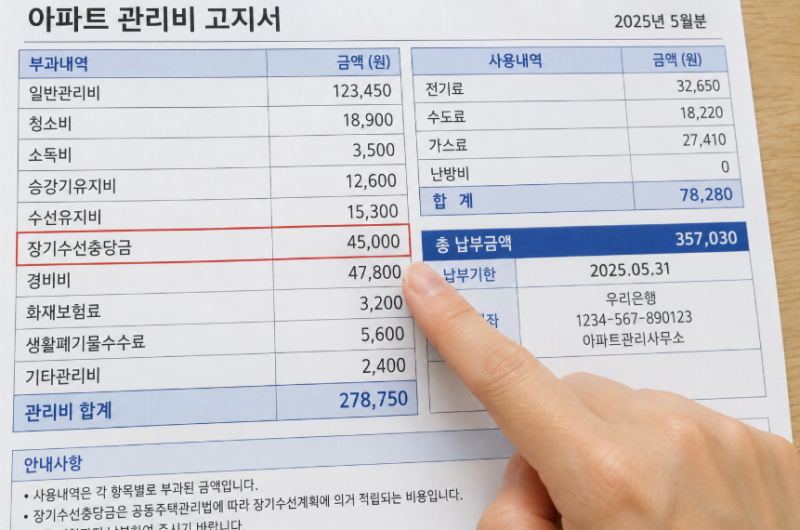 아파트 장기수선충당금 적립액 계산법 총정리 (조회, 환급 청구까지)