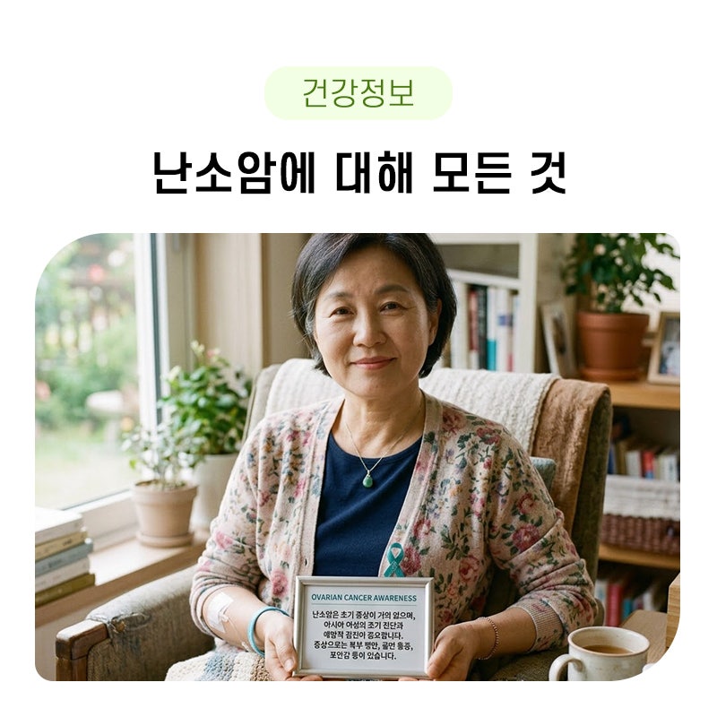 난소암 원인, 초기증상, 검사에 대해 난소암에 대해 모든 것