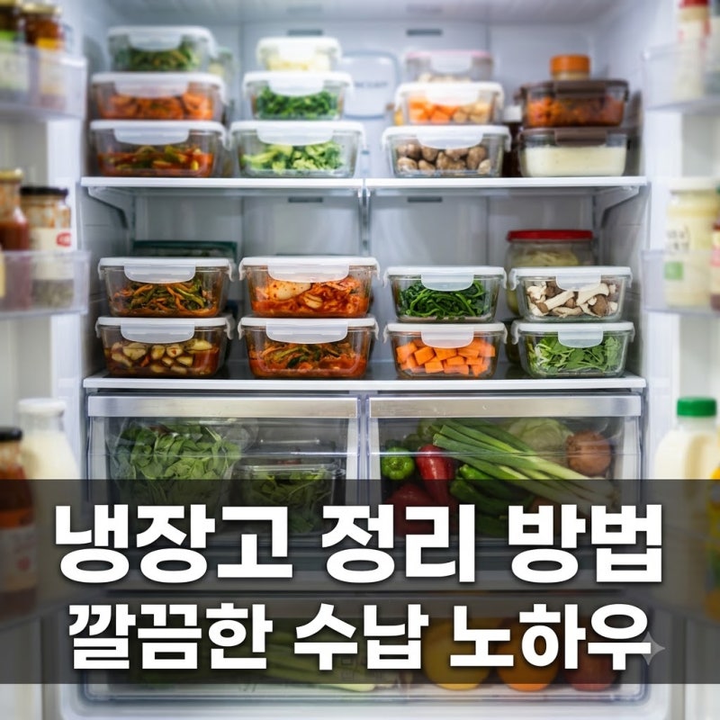냉장고 정리 방법 수납 꿀팁부터 청소 루틴까지 총정리