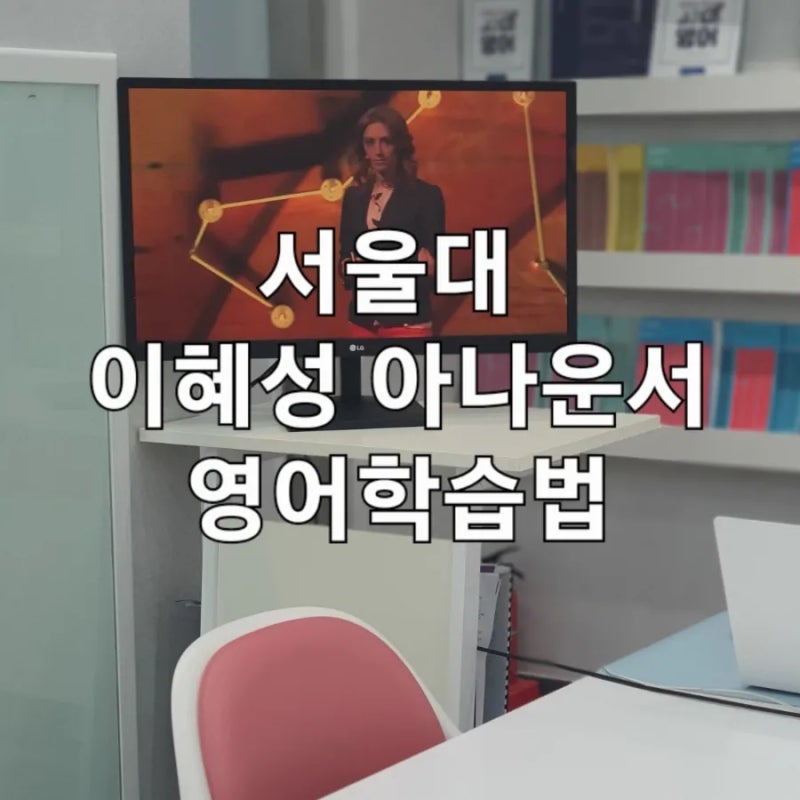 유튜브에서 만난 서울대 이혜성의 영어 공부법