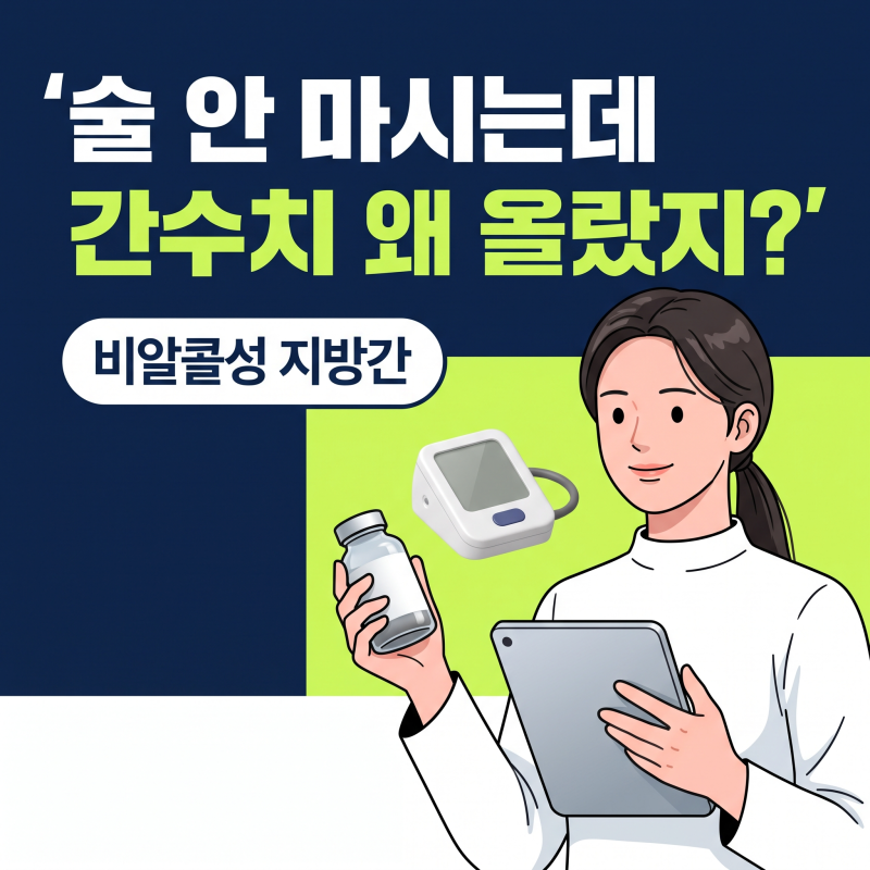 비알콜성지방간, 술 안 마시는데 간수치가 오르는 의외의 이유