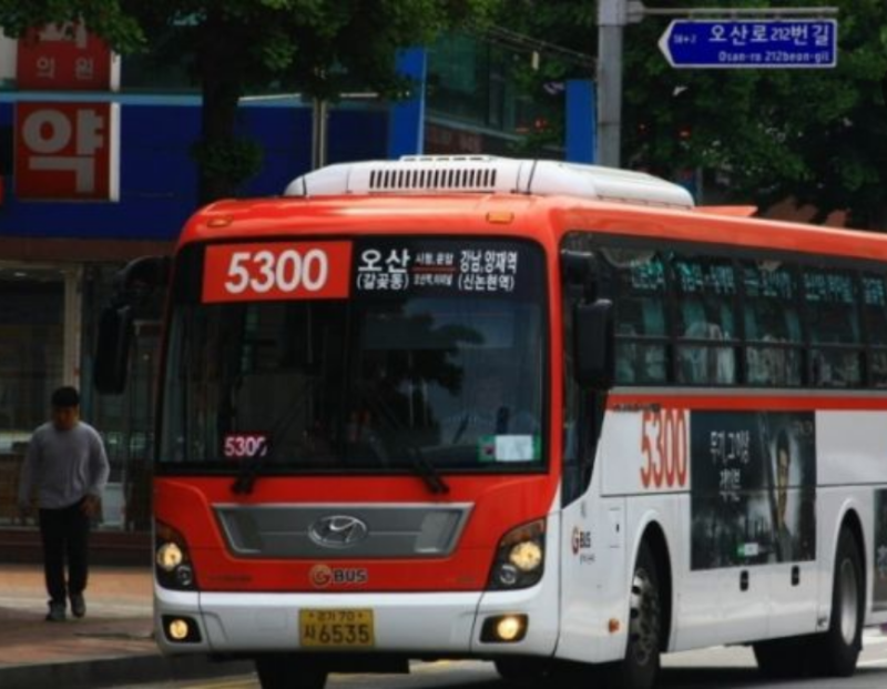 오산시, 광역버스 5300번 2층 전기버스 4대 추가 투입