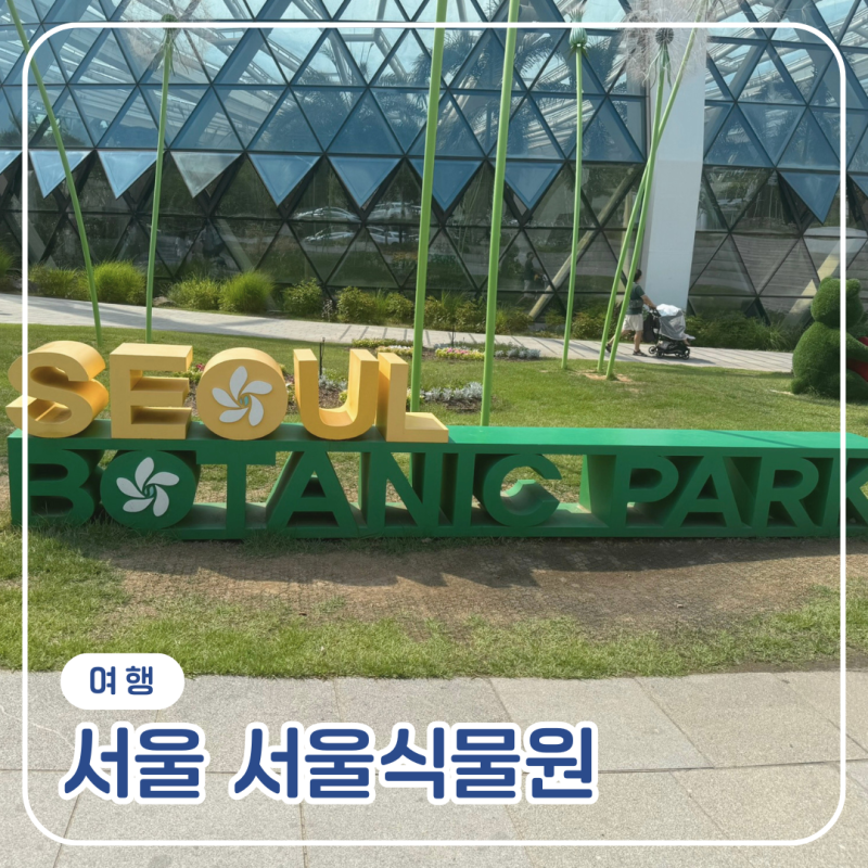 서울 아이랑 가볼 만한 곳 추천, 남매 쌍둥이와 떠난 서울식물원 실내외 나들이 후기