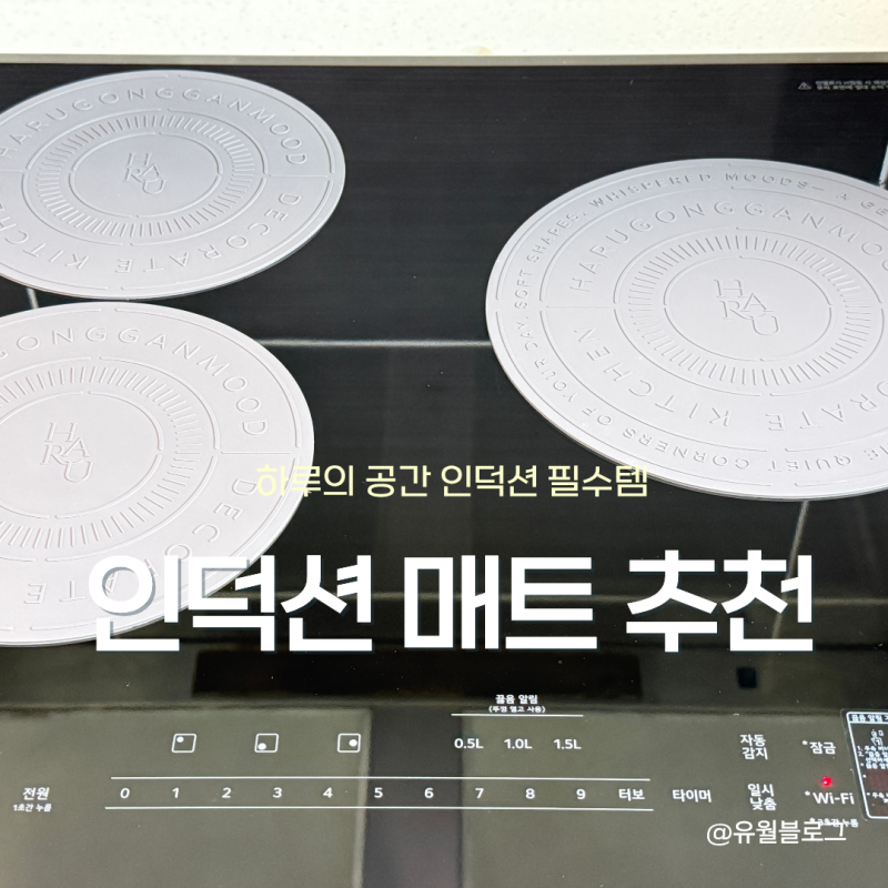 인덕션 장단점 보호 매트 선택 기준 하루의공간 실리콘 매트 후기 사용 꿀팁