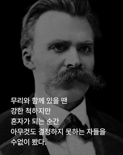 니체가 말하는 가장 한심한 사람