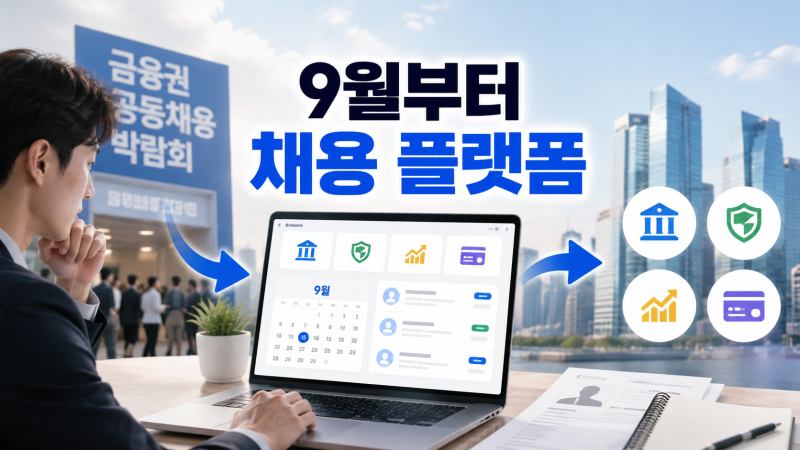 금융권 공동채용 박람회 종료 후 9월 채용정보 플랫폼 전환: 금융사 취업정보 활용법