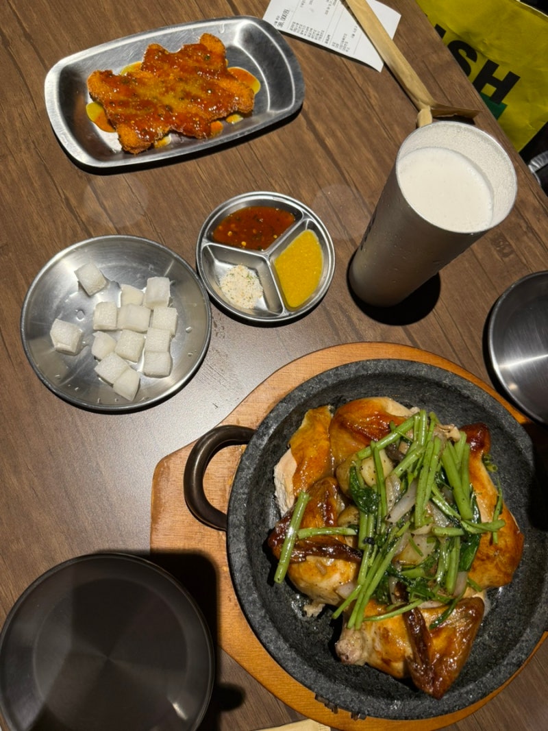 강남역 서울촌닭 후기 (정준하 치킨집 공심채 볶음 통닭, 웨이팅·예약)