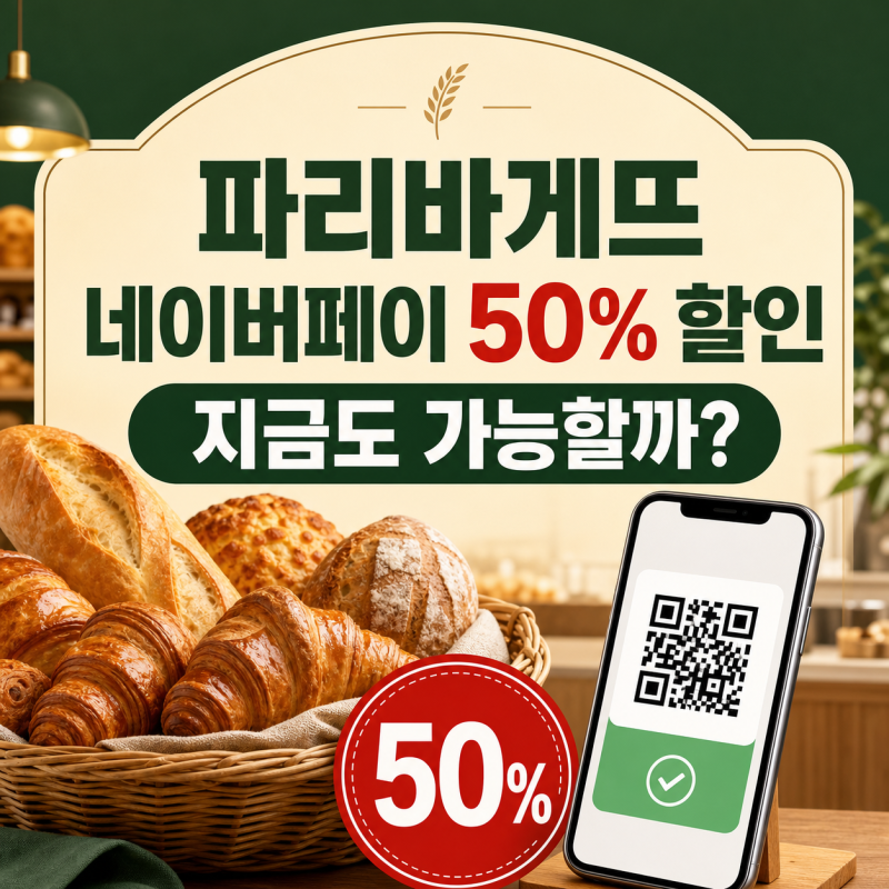 파리바게뜨 네이버페이 할인 행사 끝났나? 50% 행사 조건과 결제 방법 총정리(+뚜레주르 롤케....