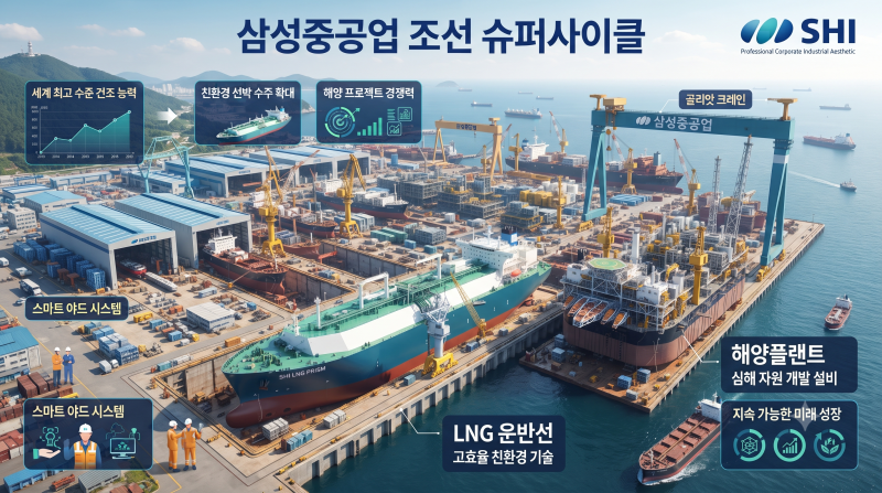 삼성중공업 주가 전망, 분기 영업이익률 10.1% 달성한 '조선·해양 슈퍼사이클'의 실체와 밸류....