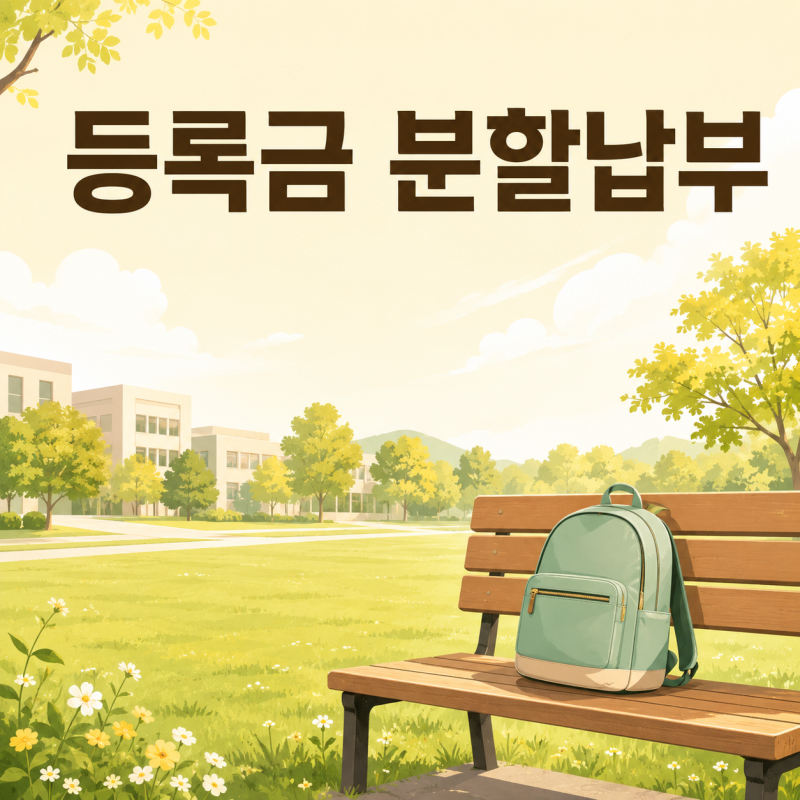 2026 2학기 등록금 분할납부와 납부연기 — 2회 이상 나눠 낼 권리는 법에 있고, 밀려도 가산금....