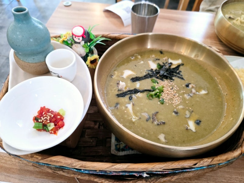 제주공항맛집 차롱전복칼국수 보말칼국수,죽,튀김 내돈내산후기