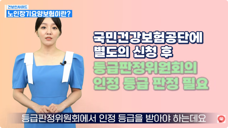 장기요양등급 기준, 인정점수 6단계와 등급별 한도액