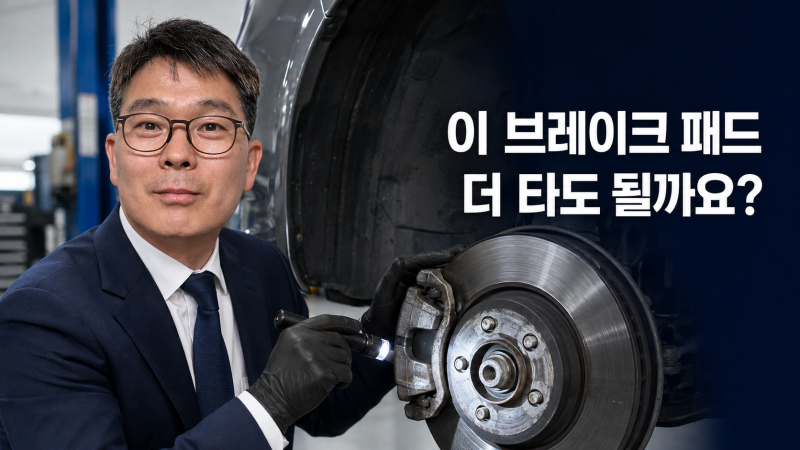 중고차 브레이크 패드 교체시기, 더 타도 되는지 보는 기준