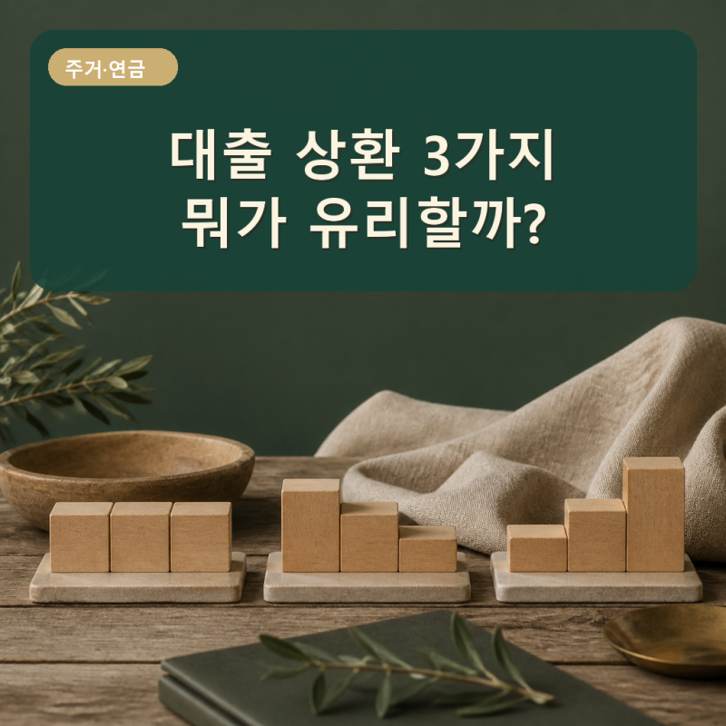 원리금균등·원금균등·체증식 상환, 어떤 방식이 유리할까?
