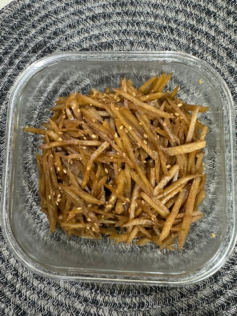 쫀득한 우엉조림 만들기