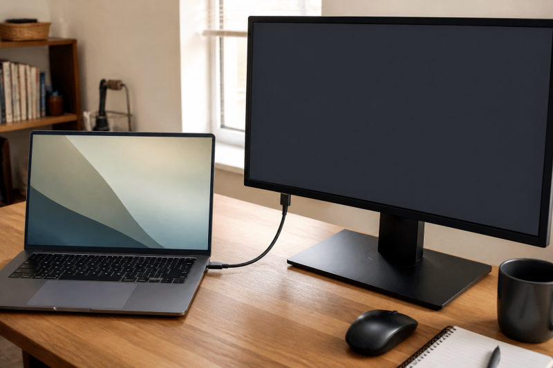 USB-C 모니터 연결이 자꾸 끊길 때 케이블·전원·절전 확인 순서