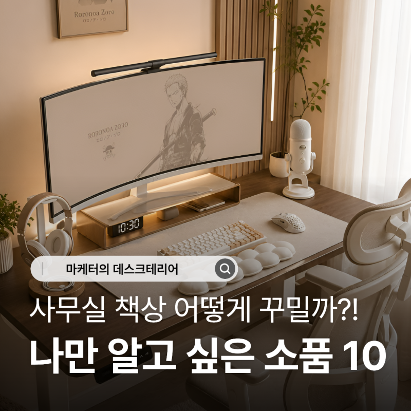 사무실 책상 뭐 놓을까? 데스크테리어 식물·소품 10가지