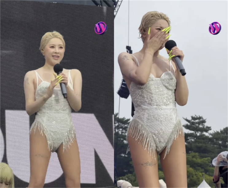 <b>서인영</b>의 <b>워터밤</b> 속초 무대, 눈물로 드러난 복귀 준비