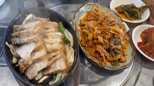 신림역 맛집 영제네집 철판수육 제육볶음 닭곰탕 한식 맛집 후기