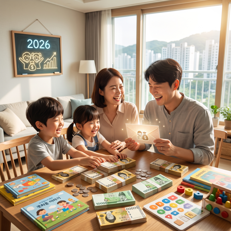2026년 자녀장려금 소득 기준 및 지급액 총정리