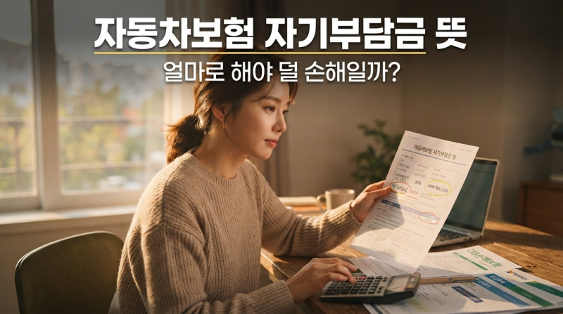 자동차보험 자기부담금 뜻, 얼마로 해야 덜 손해일까?