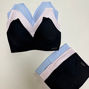 #[안다르 속옷] 올데이핏 쿨링브라 팬티, 심리스 찾는다면 바로 여기.