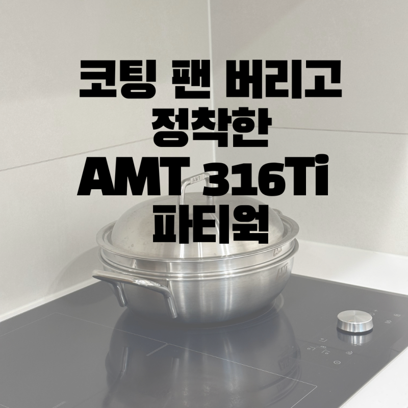 AMT 파티웍 28 솔직 후기: 똑똑한 살림꾼이 스텐 웍을 고르는 기준