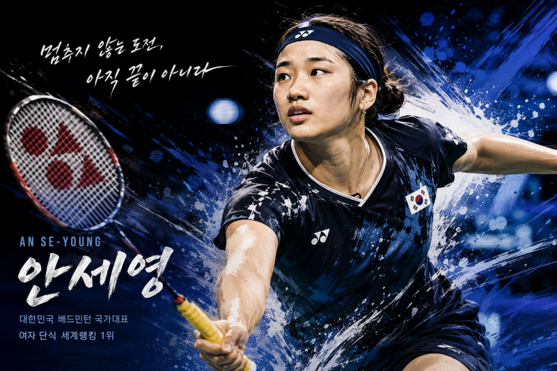 안세영은 누구인가? 세계랭킹 1위부터 우승 기록·라이벌·2026 세계선수권까지