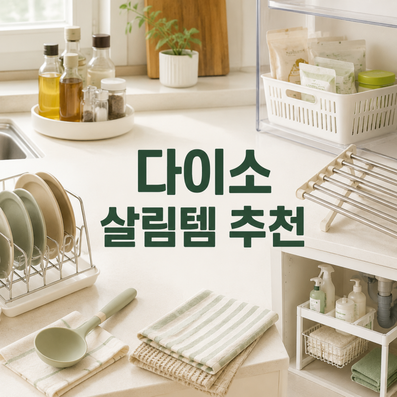 다이소 살림템 추천, 주방이 편해지는 가성비 아이템 7가지