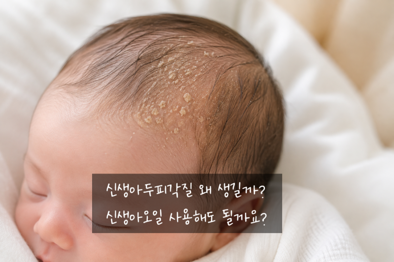 신생아두피각질 왜 생길까? 신생아오일 사용해도 될까?