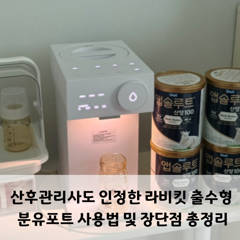 산후관리사도 인정한 라비킷 출수형 분유포트 사용법 및 장단점 총정리