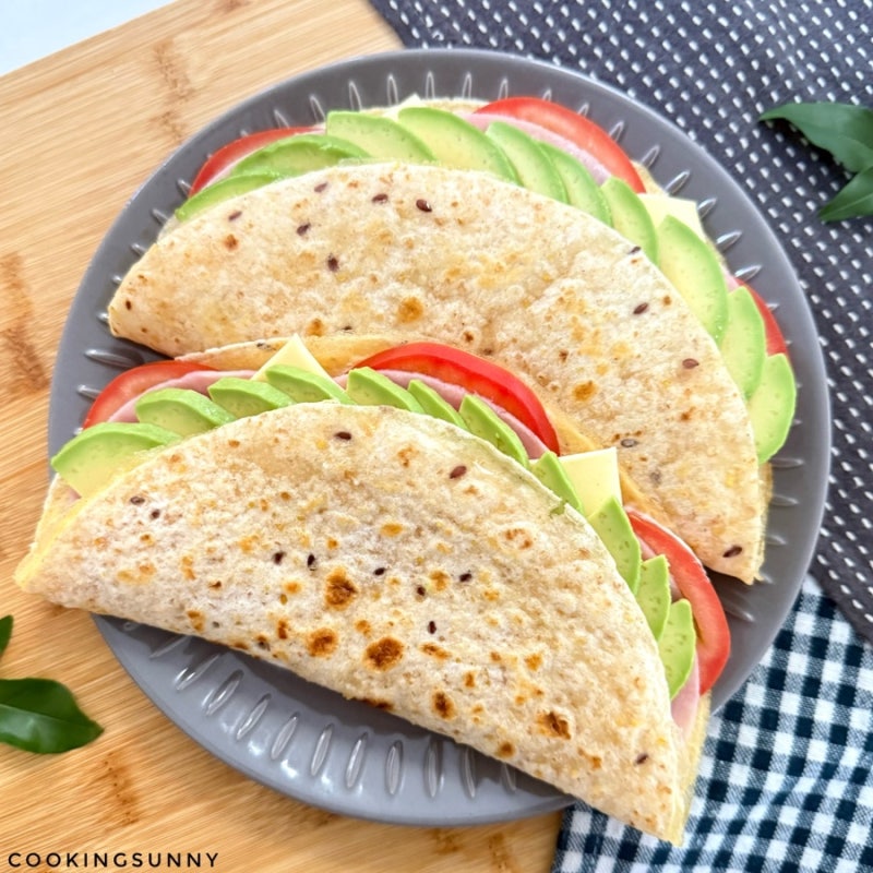 아보카도를 듬뿍 넣어 정말 맛있는 다이어트 아보카도 계란 또띠아 샌드위치 만들기 다이어....