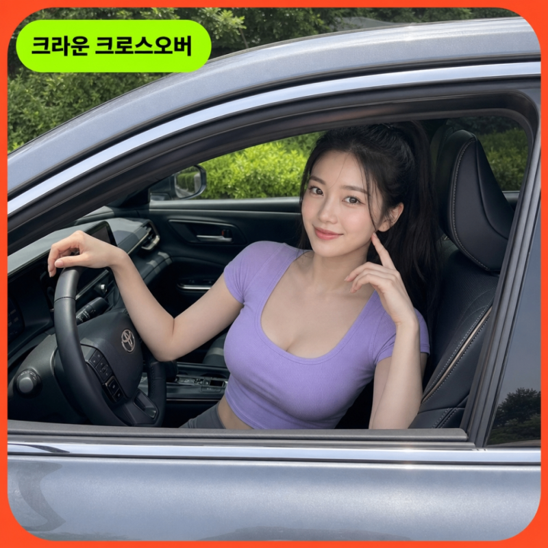 "실연비 20km/L라니!" 2026 신형 토요타 크라운 크로스오버 하이브리드 가격표 내부 제원 실구매....