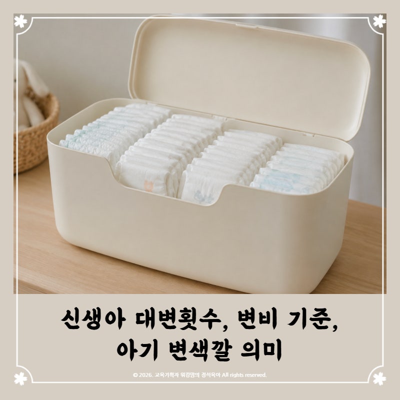 신생아 대변횟수 신생아 변비 기준 아기 변색깔 녹변 혈변 의미