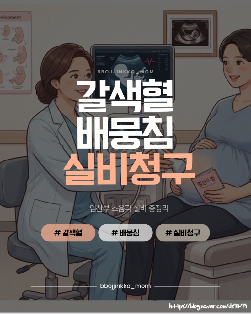 임신 중 갈색 출혈·배뭉침 실비청구 가능할까?｜산부인과 초음파 실비 총정리