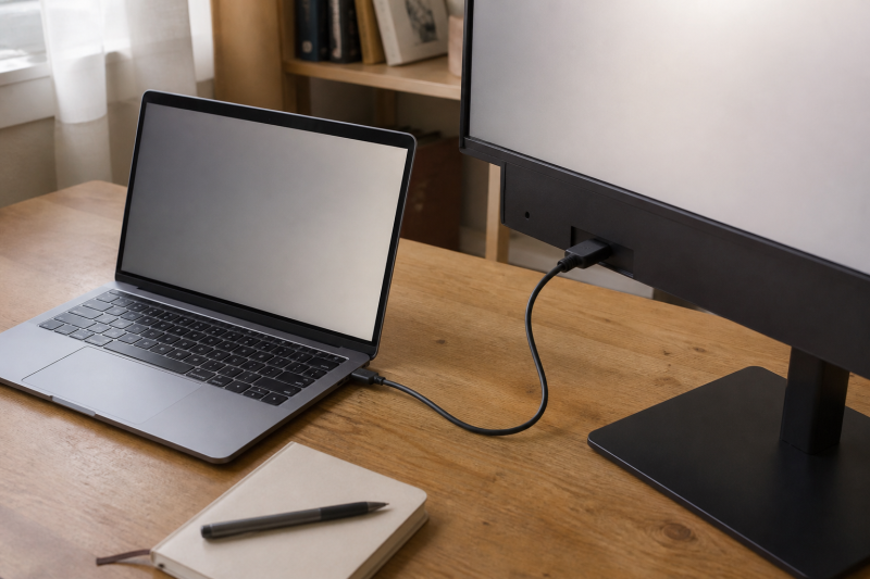 USB-C to HDMI 케이블 어디에 꽂을까? 노트북·모니터 연결 방향과 입력 선택