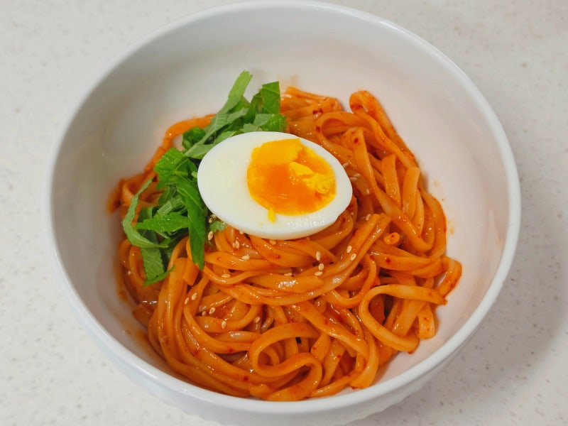 비빔칼국수 레시피 새콤달콤 비빔칼국수 양념장 황금비율