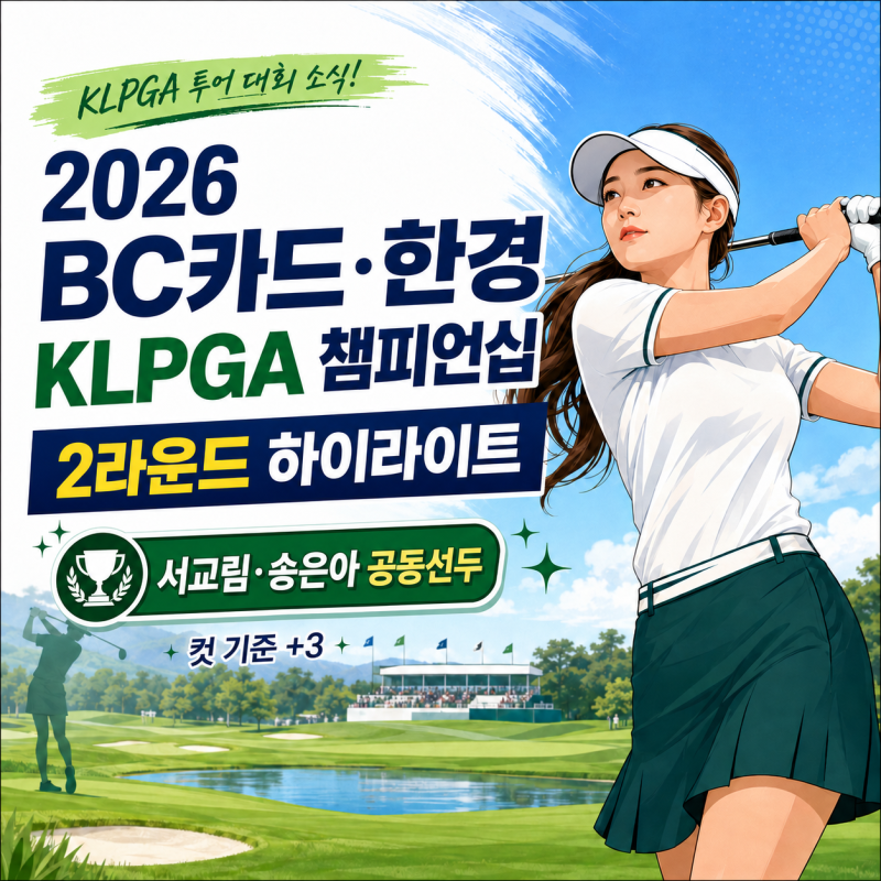 2026 BC카드·한경 KLPGA 챔피언십 2라운드 결과·하이라이트 | 컷 기준·3라운드 조편성