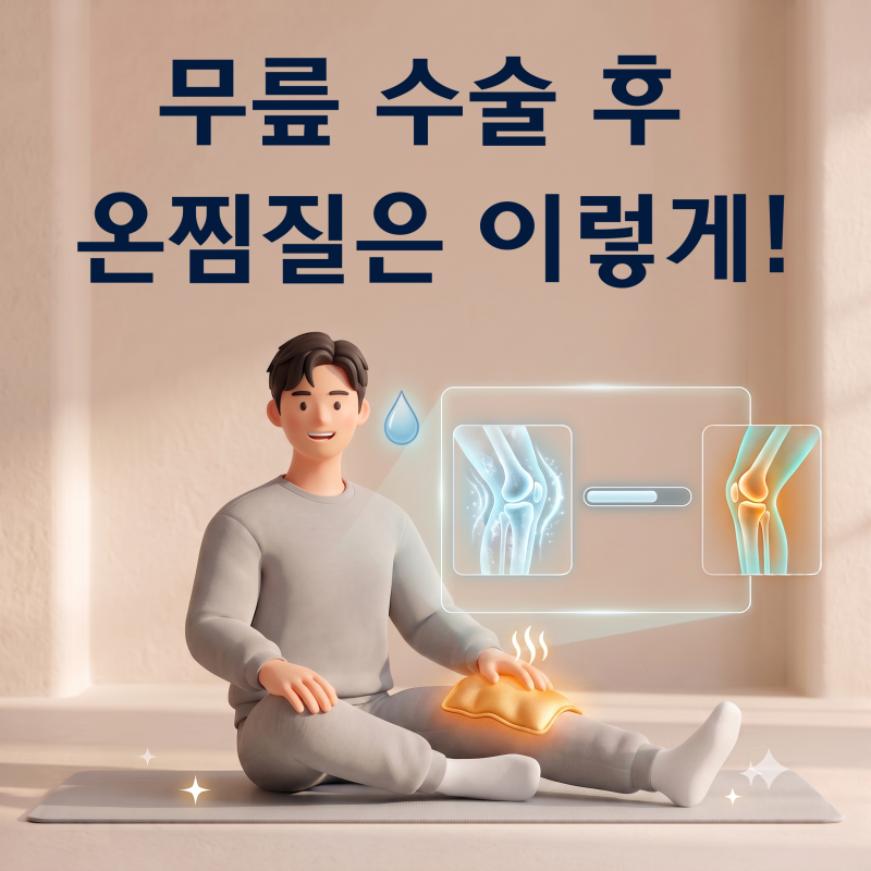 무릎 수술 후 회복을 앞당기는 '온찜질' 방법