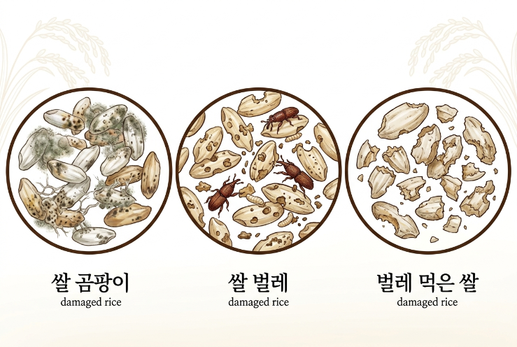 쌀을 보관잘하려면? 보관방법/곰팡이핀쌀/벌레먹은쌀/하수구 버리면 안되는 이유까지