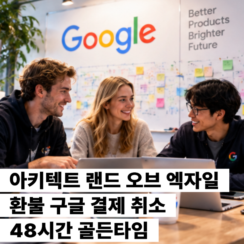 아키텍트 랜드 오브 엑자일 환불 구글 결제 취소, 48시간 골든타임부터 살펴봐야 하는 이유