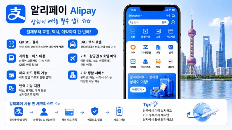 27개월 아이랑 상하이 여행 준비 | 필수 앱 5가지 알리페이·위챗·디엔핑 등 총정리 + 유심· eS....