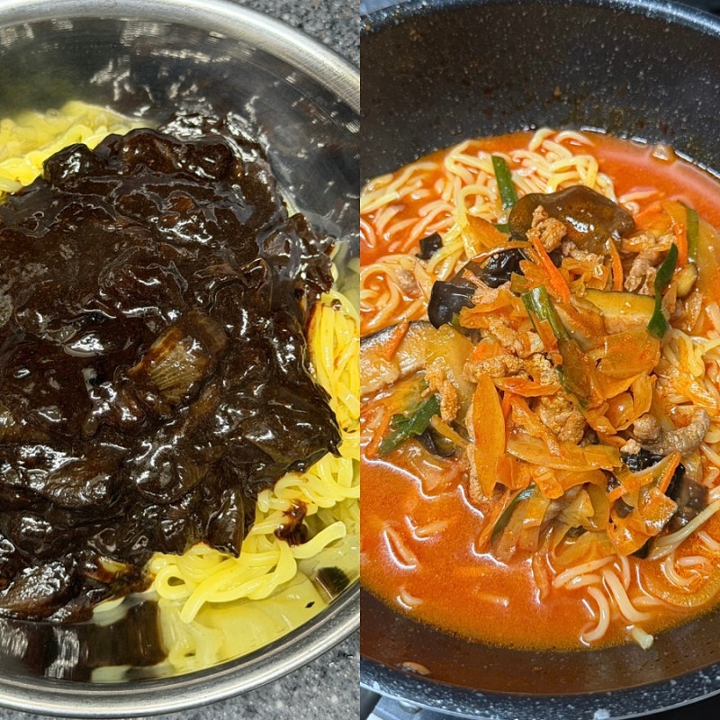 철가방요리사 짬짜면 밀키트 짜장면 짬뽕 후기