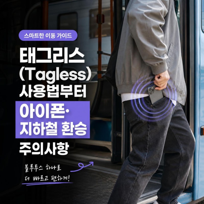 경기도 태그리스 페이(Tagless) 사용법! 스마트폰만 들고 버스 타는 방법부터 아이폰,지하철 환....