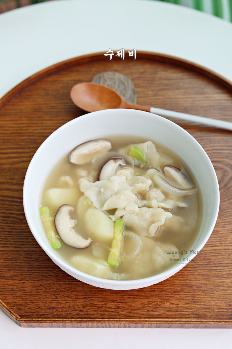 감자 수제비 만들기 레시피 수제비 반죽 숙성 보관