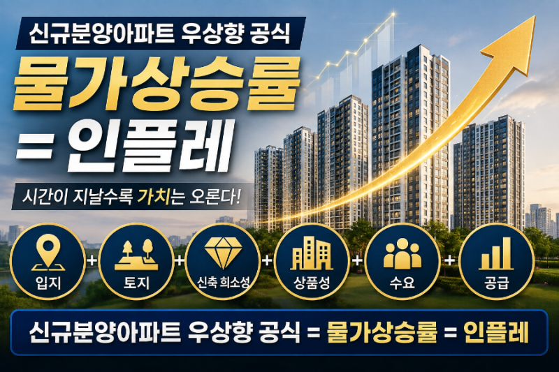 부산 신규 아파트 분양받아야 하는 이유｜실물자산의 가치와 신축 아파트 우상향 공식