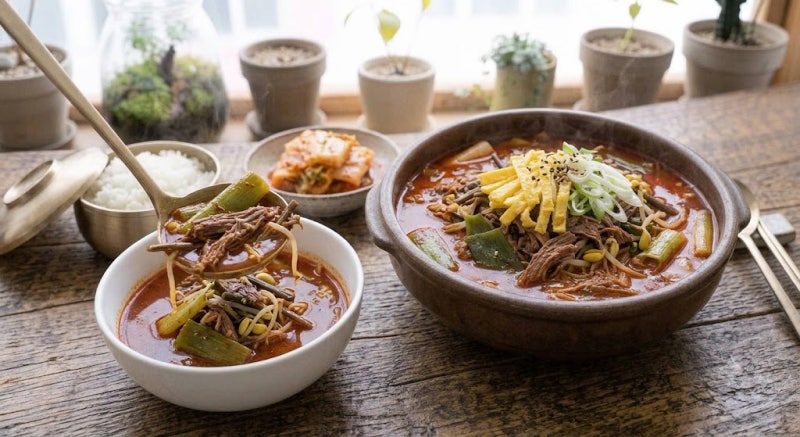 육개장, 한 번 끓여두면 며칠이 든든합니다! 얼큰하고 깊은 국물 만드는 법