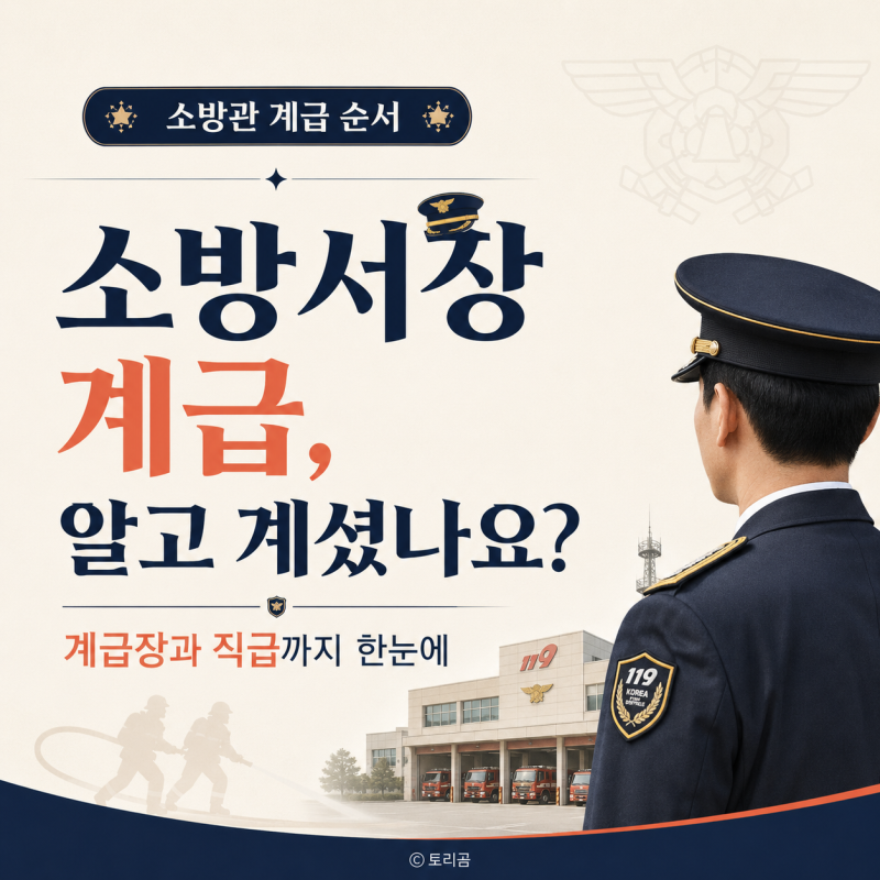 소방관 계급 순서, 계급장과 직급까지 소방서장과소방청장은 뭘까?